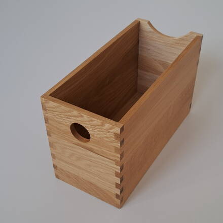 Drevený dubový box/bednička115x250x150mm